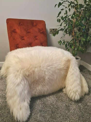 Real sheepskin rug - real, natural