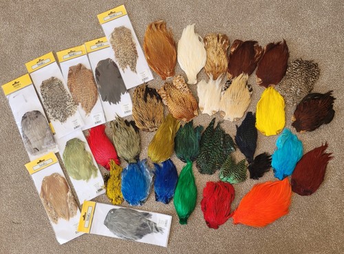Selection fly tying indian - of,