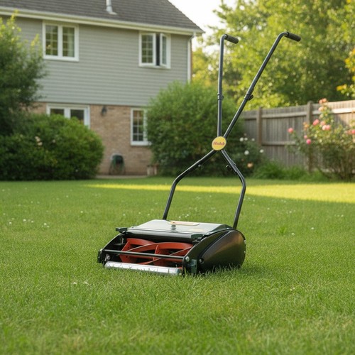Manual hand push lawn mower - manual,