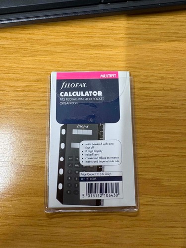 Filofax multifit calculator - multifit,