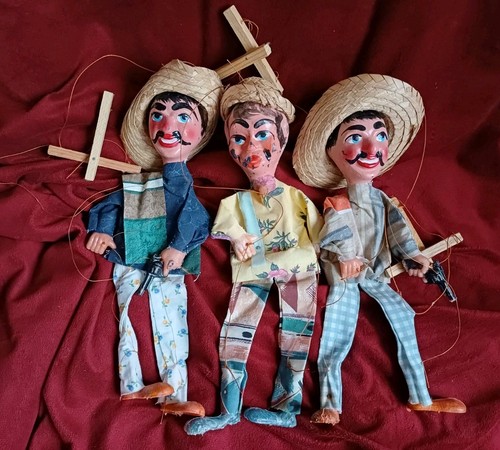 Mexican marionette string doll - marionette,