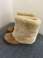 Ugg Australia Maylin Chestnut Brown Sheepskin Boots UK 3.5 36
