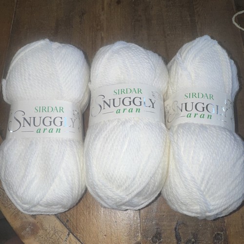 50g white sirdar snuggly - 2,