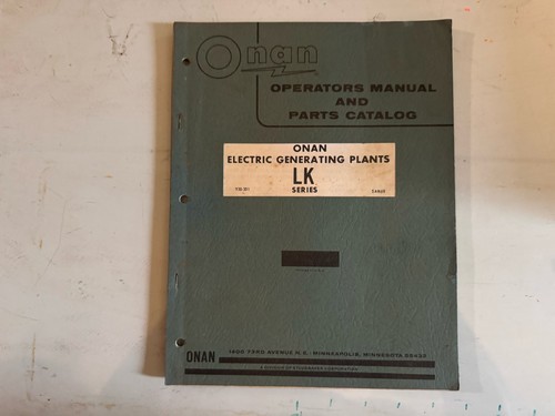 Onan series generator - onan,