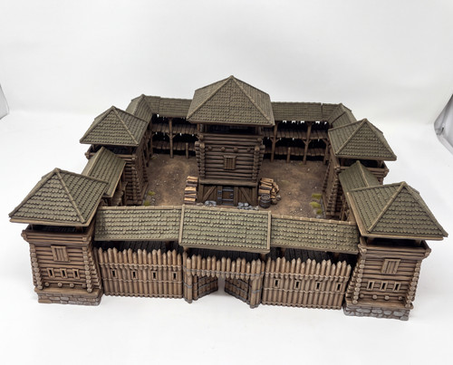 Palisade fort large modular - palisade, fort.