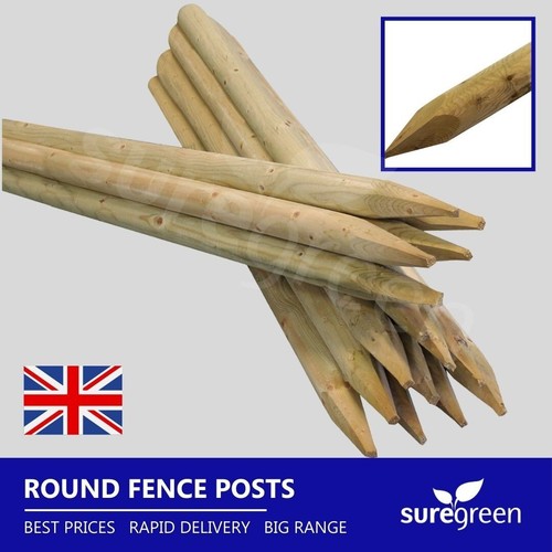 Round fence post - 1.8m, x