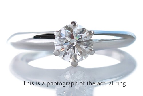Tiffany 55ct h - 0.55ct, h/if
