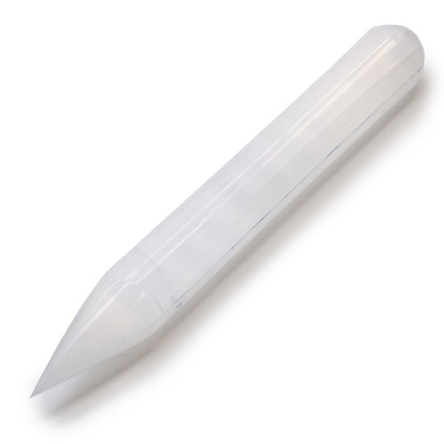 Selenite wand cm point - selenite,