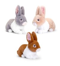 Rabbit Bunny Plush Soft Toy - Sitting - Keeleco - Keel - 3 Colours Easter NEW