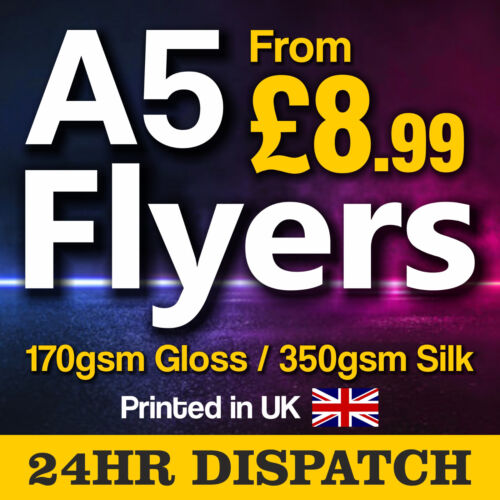 Flyers leaflets printed - a5,