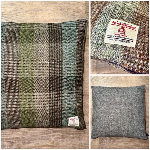Harris tweed fabric cushion - harris,