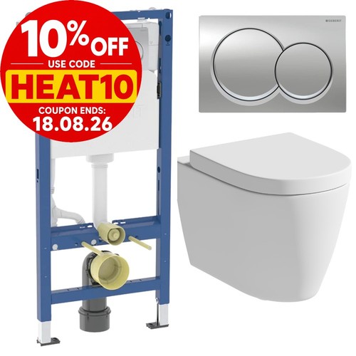 Rimless wall hung toilet pan - wall,