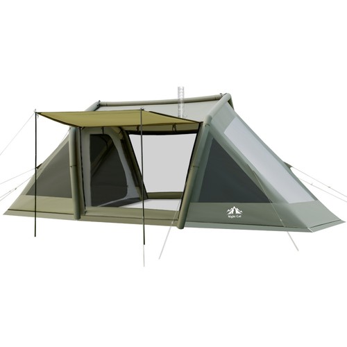 Cabin tent inflatable - cabin, family