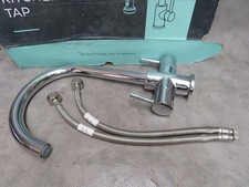 A GOOD COOKE & LEWIS-CHROME FINISH KITCHEN TWIN LEVER TAP *REFURBISHED*