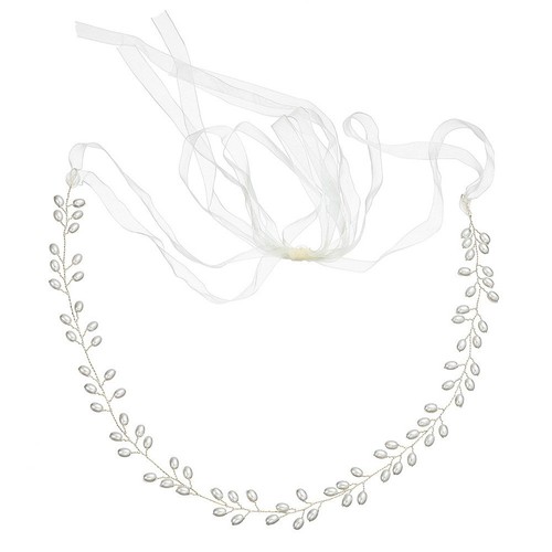 Simple pearl wedding dress - wedding,