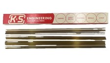 K&S Engineering Solid brass Rod Lot Stock No. 126 3/32 Round Brass Tube