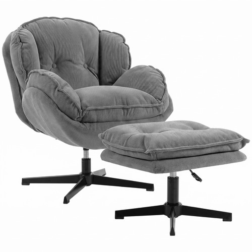 Homcom armchair footstool - w/,