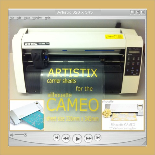 Carrier sheet craft robo - 1,