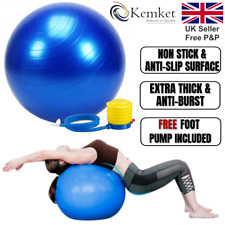Fitness Exercise Ball Yoga Gym Pregnancy Birthing Anti-Burst With Pump UK Seller