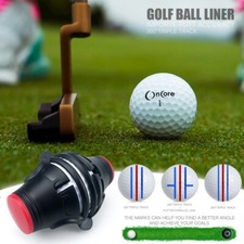 Golf Ball Marker Mark Stencil Golf Ball Line Marker Triple 3-Line Golf Supplies＇