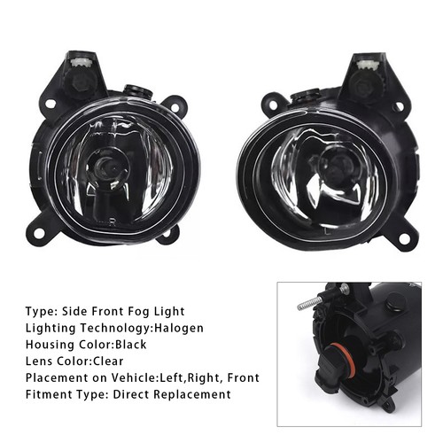 Pair front bumper fog lights - front,