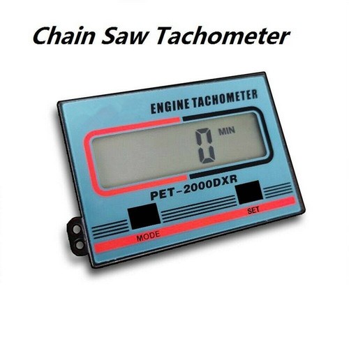 Induction chain saw tachometer - chain,