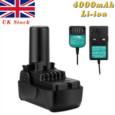 For Hitachi BCL1015 BCL1030 329389 331065 10.8V 4000mAh Li-ion Battery / Charger