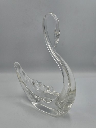 Whitefriars swan flint - swan, 8"