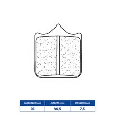 Brake Pads 1033XBK5 Sintered For Husqvarna 701 Supermoto 690 2016-2020