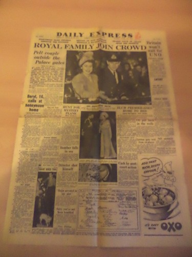 Old vintage daily express orig - vintage,