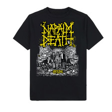 Napalm Death 'Scum' Classic Black Short Sleeve T-shirt - NEW