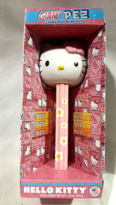 HELLO KITTY 2013 GIANT PEZ DISPENSER  PINK FLORAL LIMITED EDITION - NEW IN BOX