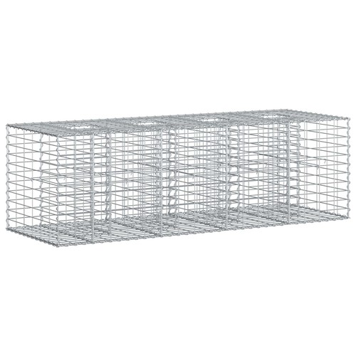 Gabion raised bed - gabion, silver