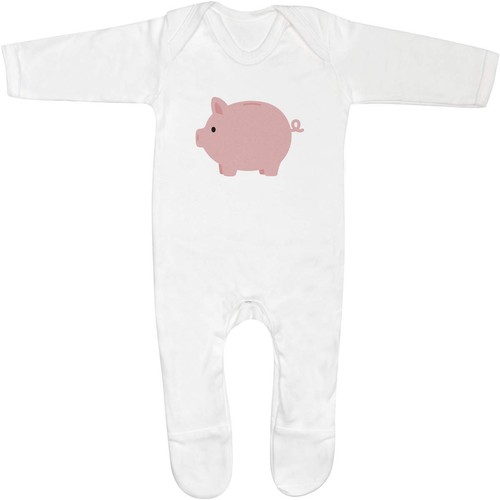 Piggy bank baby romper - 'piggy,
