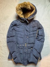 Zara Basics Navy Blue Parka