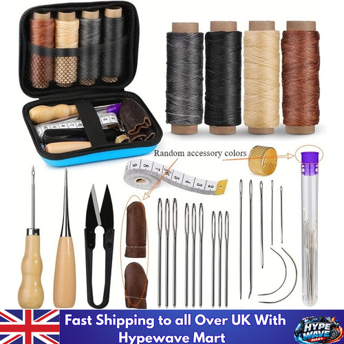 Leather sewing kit hand - sewing,