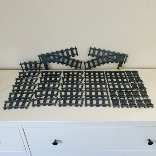 Lego city train tracks - train, parts