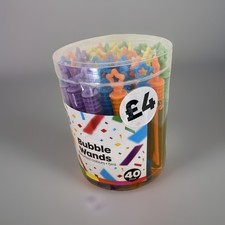 40 Pack Mini Bubble Wands