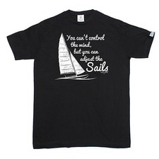 Cant Control The Wind Can Adjust The Sails T-SHIRT Yacht Sailing birthday funny