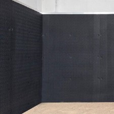 Stables Wall Mats & Fixings Horses Livestock Soft Black EVA 10mm x 1.8M x 1.2M