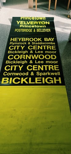 Plymouth citybus destination - plymouth,