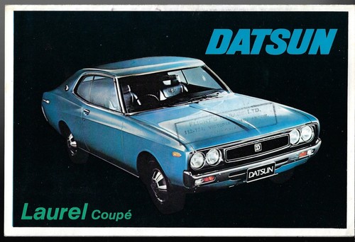 Datsun range 1973 foldout - datsun,