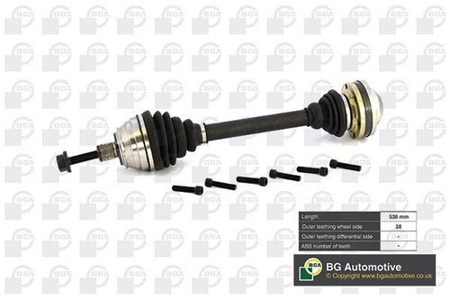 Bga front driveshaft for - bga,