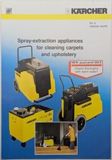 Karcher Spray Extraction Appliances For Carpets & Upholstery Brochure, Puzzi-s