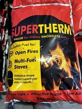 Supertherm Smokeless Coal 25kg Prepacked 