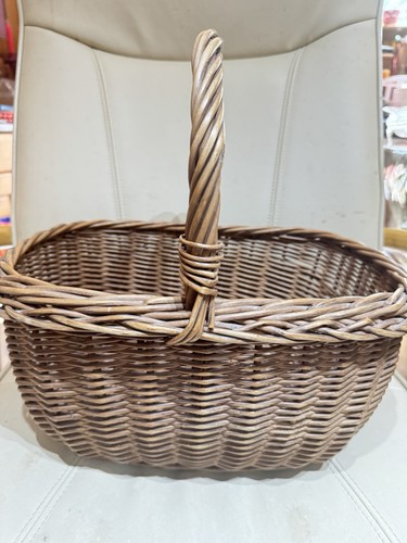 Vintage wicker shopping - vintage,