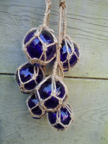 Blue fishing boat net - 6,