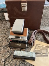 Vintage SX-70 Polaroid Land Camera With Leather Case