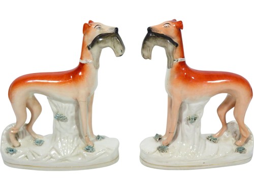 Vintage ceramic greyhound - -, 2