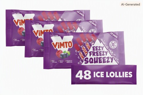 Vimto juice ice pops - ice,